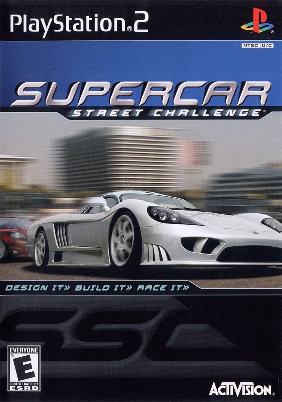 Supercar Street Challenge box art for Playstation 2
